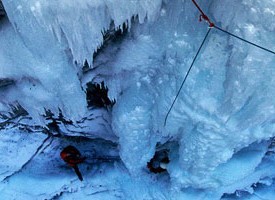 Escalada sobre hielo