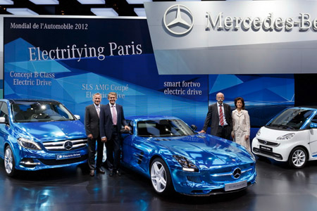 Presentación de Mercedes en París 2012