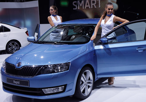 Presentación del Skoda Rapid en París 2012