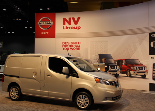 Stand del Salón de Chicago donde se mostraba este nuevo vehículo de transporte