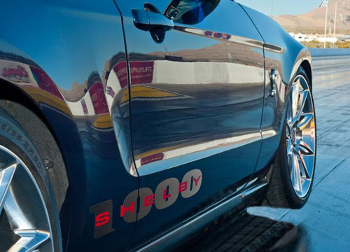 Detalle lateral del Mustang 1000