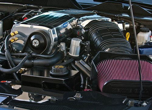Motor de 1100 CV del Shelby Mustang 2012
