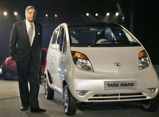 Presentación de Tata en Nueva Delhi