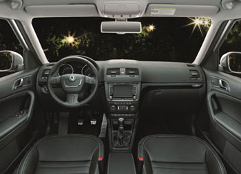 Skoda Yeti 2.0 interior